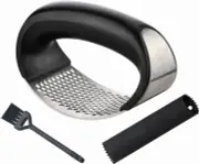Garlic Press Rocker Stainless Steel, Garlic Mincer Garlic Chopper Garlic Presser