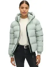[Superdry] Hooded Sports Puffer in Puritan Grey