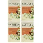 Yardley London Shea Buttermilk Bar Soap, For Sensitive Skin, Pack of 4