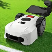 Robot Lawn Mower, Automatic Robotic Lawn Mowers with APP Control, Robotic Grass Cutter Machine Lawnmower with Intelligent Path Planning, Low Noise, Charging Station for Gardens Up to 1500㎡ Lawn Area