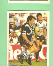 1992 WESTERN SUBURBS MAGPIES SELECT RUGBY LEAGUE STICKER #249 DAVID GILLESPIE
