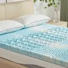 SINWEEK 2 Inch Mattress Topper 5-Zone Memory Foam Mattress Topper Pressure