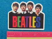 Music Sticker ~ The BEATLES: World Famous Rock Band ~ John, Ringo, Paul, George