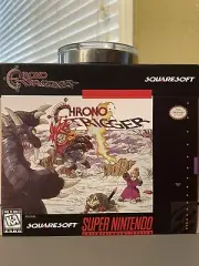 SNES Super Nintendo Chrono Trigger Custom Box Cardboard Insert Protective Sleeve