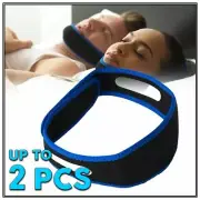 Anti Sleep Stop Snoring Chin Strap Apnea Belt Device Nose Clip Solutions Jaw Aid