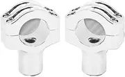Motorcycle 1.25'' Handlebar Clamp 4-Bolt Riser Adjustable Rise Bar Mount Universal Kit(Handlebar Clamps B)