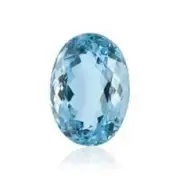 Natural Aquamarine Loose Oval faceted Gemstone 12.50 Carats,