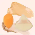 1 Set Sponge Puff High Elasticity Makeup Use Fit Well Foundation Powder Sponge