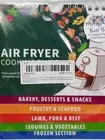 Air Fryer Cheat Sheets Laminated Cooking Guide Booklet Hanging Magnetic NEW