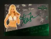 2018 Benchwarmer STACY FUSON Hot For Teacher SCHOOL GIRLS Green Auto/10 PLAYBOY