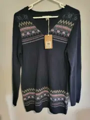 Colorado Men's Size M V Neck Sweater Jumper Navy Blue BNWT RRP $89.95