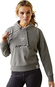 [ARIAT] Womens Just Hoodie - Heather Grey
