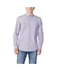 Hugo Boss Purple Striped Oxford Shirt Men