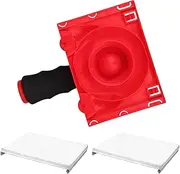 Paint Edger Trimmer + 2pcs Replacement Pads, Edge Painting Tool with Rotatable Handle Paint Pad Applicator for Wall and Ceilings Corner Edges Trim Painting Tool