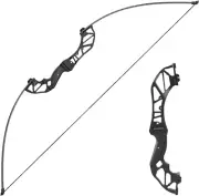 TOPARCHERY Archery Takedown Recurve Bow Hunting Long Bow Alloy Riser - Right ...