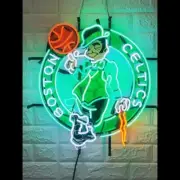 Boston Celtics Basketball Sports 24" Neon Light Lamp Sign With HD Vivid Printing