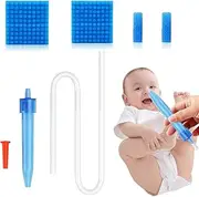 FENQURO Pack of 1 Baby Nose Shower, 200 Pieces Nose Aspirator Filter, Reusable Nose Cleaner, Nose Rinse Children Portable Nose Cleaner, Nose Washer, Safe and Comfortable