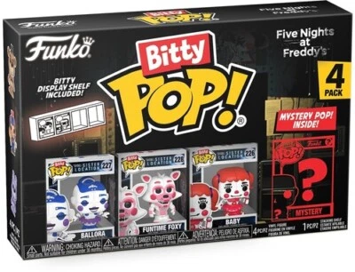 FUNKO Bitty POP!: Five Nights at Freddy's - Ballora 4-Pack (FNAF) [New Toy] Vi
