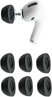 [COMPLY] Foam Apple AirPods Pro 2.0 Earbud Tips. Comfortable. Clicks On. Stays Put. Noise Canceling. Fits in Charging Case (Medium, 3 Pairs)