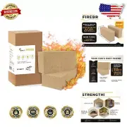 Refractory Fire Bricks for Industrial Use - 3200°F Insulation - Set of 2