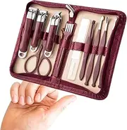 Manicure Kit For Women - 10X Nail Scissors Set,Manicure Pedicure Kit, Professional Grooming Kits, Pedicure Tools For Home Travel