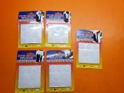 ⭐️⭐️⭐️⭐️⭐️ Lot of 5 Super Secure 1" Circle Hook & Loop Adhesive Back 8pcs / pack
