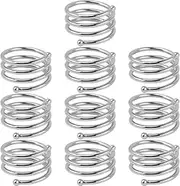 Napkin Buckle - Dining Room Napkin Rings | 10X Tissue Metal Holder for Thanksgiving Gatherings Wedding Formal Casual Dining Farmhouse
