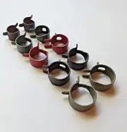 Chevy 3/8 7/16 1/2 9/16 5/8 Fuel Hose Pinch Spring Clip Clamp Pack Assortment