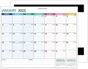 2025-2026 Magnetic Calendar for Refrigerator - 2 Year Calendar from Jan 2025 - Dec 2026, 8 x 10 In, 24 Monthly Magnetic Fridge Calendar with Strong Magnets, Thick Paper, Ample Space for Easy Planning
