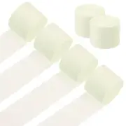 6 Roll Crepe Paper Streamers Decor Apricot