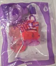 Sealed Disney Inside Out 2 Red Anger 3 McDonald’s Happy Meal Toy 2024 Pixar