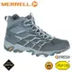 【MERRELL 美國 女 MOAB FST 2 MID GORE-TEX功能健行鞋《鐵灰/青綠》】ML500094/健走鞋