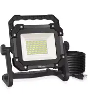 80W LED Work Light with Stand, 10000LM LED Flood Lights, 600W Equivalent, IP6...