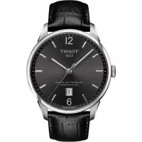 在飛比找momo購物網優惠-【TISSOT】杜魯爾系列機械動力80手錶-槍灰x黑/42m