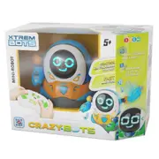 Blue Rocket Xtrem Bots Control/Program Crazy Bots Roll w/ Lights & Sounds 4y+