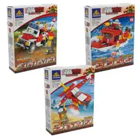 在飛比找PChome24h購物優惠-消防車系列益智積木玩具隨機出貨 505061【小品館】
