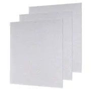 3Pcs Silver Glitter Acrylic Sheets 1/8" Thickness 8" x 8" PMMA Sheets