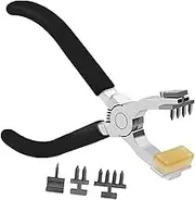 Leather Hole Punch Tool Labor Saving Handheld Pliers for Straps Belts Purses A