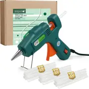 Hot Glue Gun with 30 Glue Sticks, Fast Preheating Hot Melt Gun, Mini Glue Gun Ki