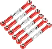HOOTNEE Upgrade Your Truck 6pcs 71mm Turnbuckle Rod Linkage Compatible Red Color