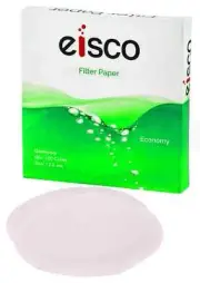Eisco Labs Qualitative Filter Paper, 12.5cm Diameter - Pack of 100