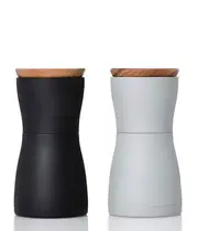 Twin Pepper and Salt Mill Set (Black/Grey) - 13.3cm