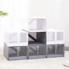 3Pcs Oxford Cloth Shoe Storage Box Large Men Shoe Sorting Box for Home