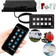 24V 12V Switch Panel Buttons Smart BT Module PET Membrane Touch Control Boat RV