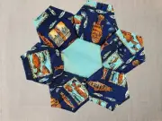Blue Fish Pattern Indoor Plant Mat