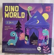 New Dino World Tent With Game Board- Let your child’s imagination run wild