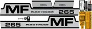 265 Diesel Massey Ferguson Complete Decal Kit