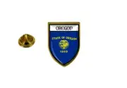 pins pin's flag national badge backpack hat shield world usa oregon