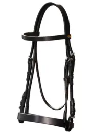 Jeremy and Lord Snaffle Bridle Cob Black