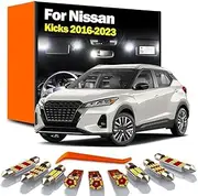 11Pcs LED Bulbs Interior Map Dome Trunk Light Kit, For Kicks 2016 2017 2018 2019 2020 2021 2022 2023 Sun Visor Lamp